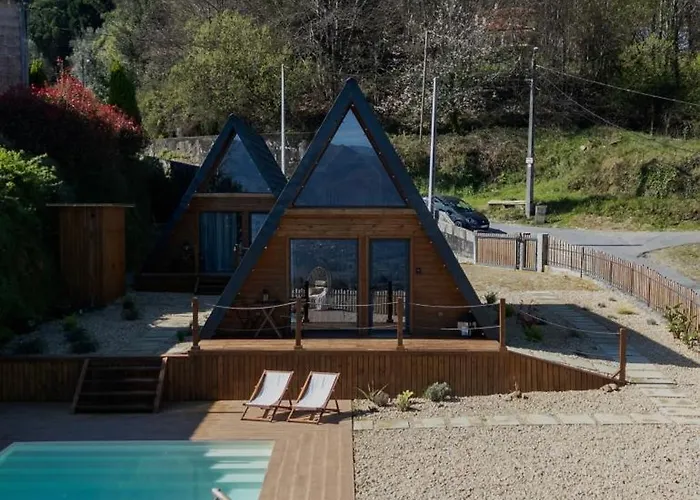 בקתה Casas Da Madrinha *